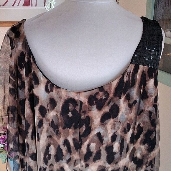 Dress Barn Collection Animal Print Evening Dress - Picture 11 of 16